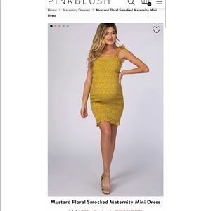 Pink Blush Maternity Dress